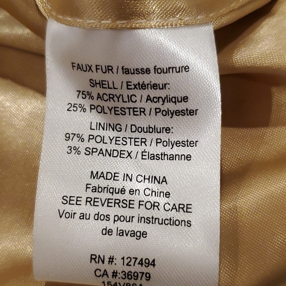 Heartloom Faux Fur Vest XS - Picture 5 of 5